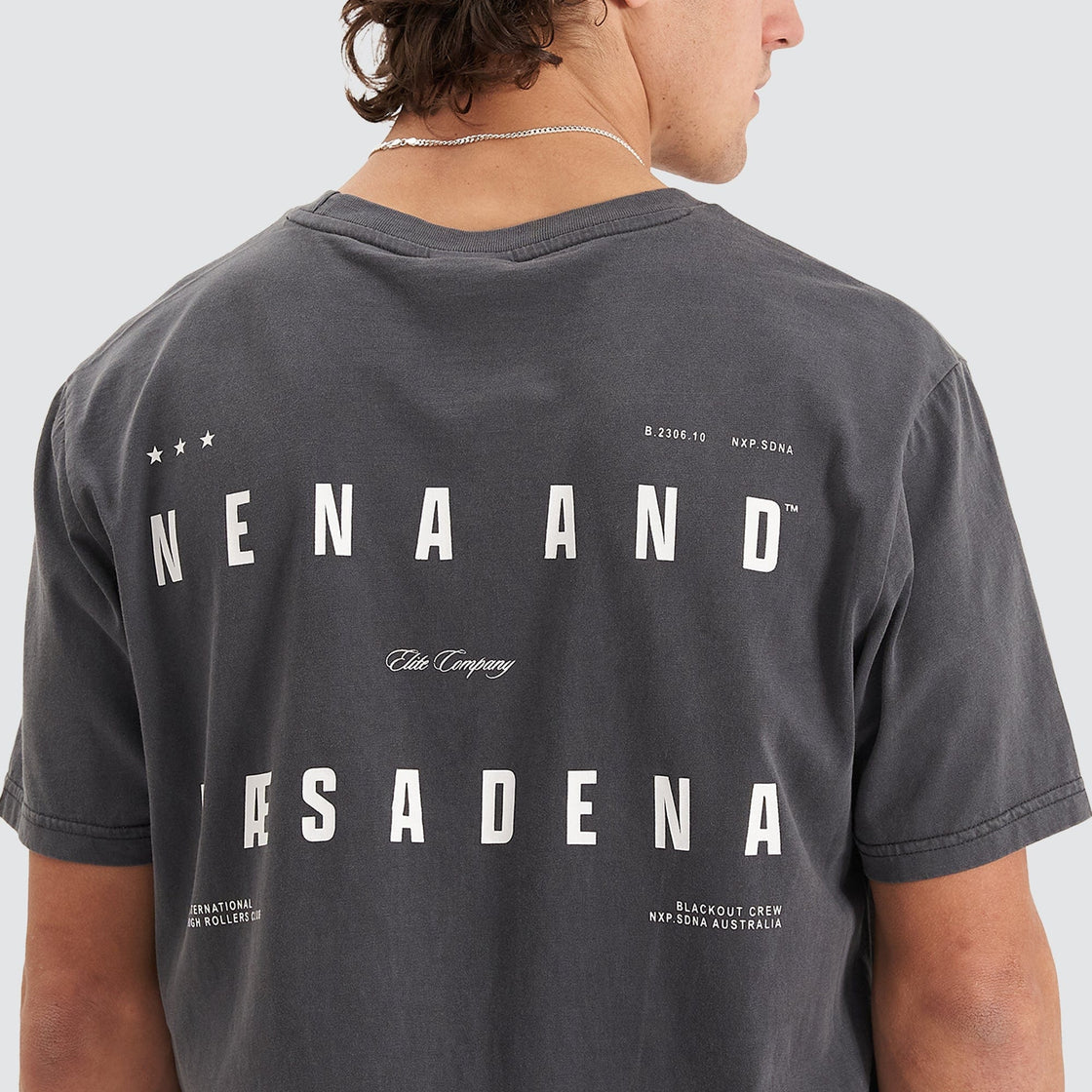 Duece Cape Back Tee - Asphalt