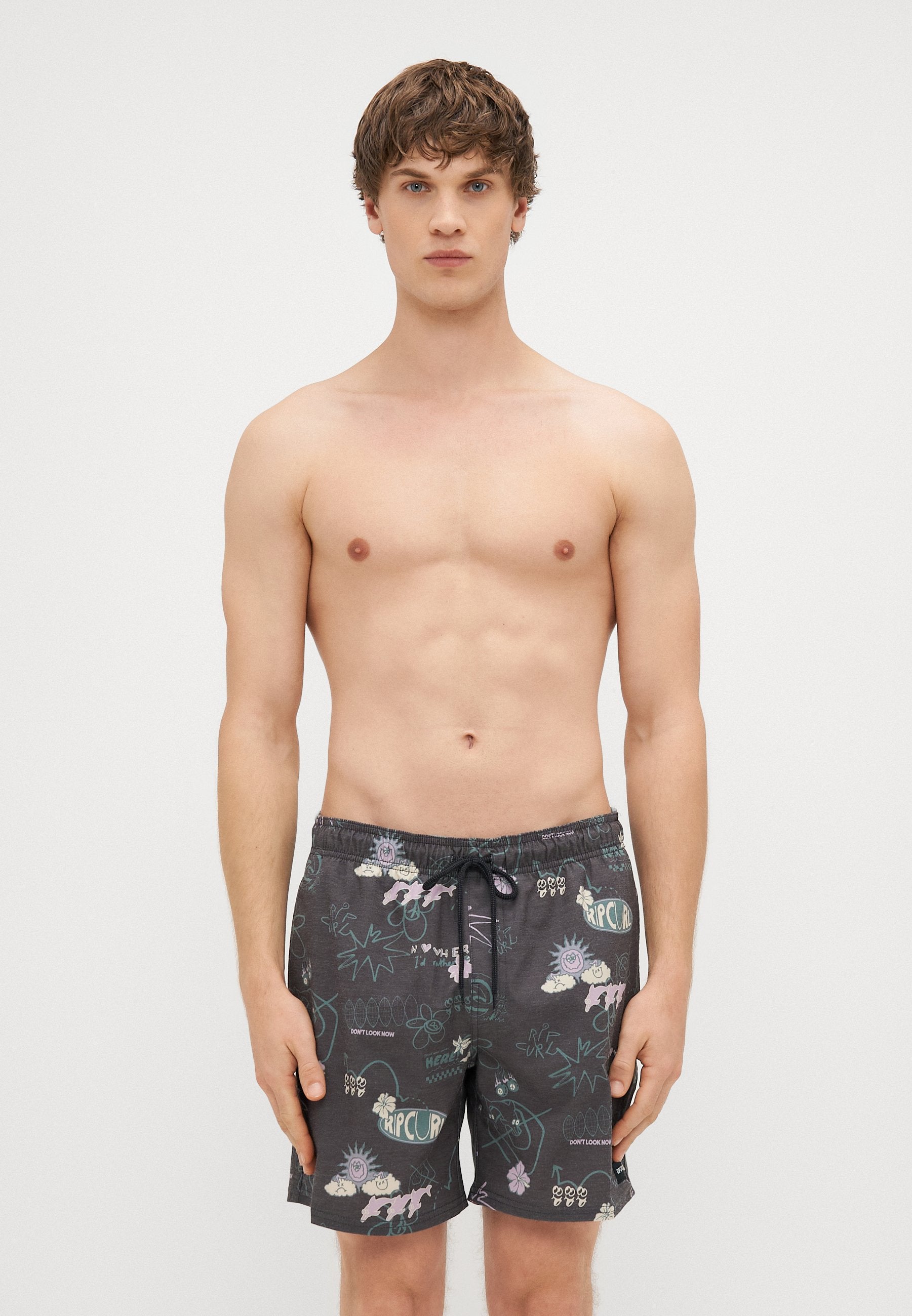 Rip Curl Fun Times Volley Washed Black - back view