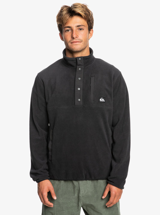 No Destination Mock Neck Half Snap Fleece - Phantom