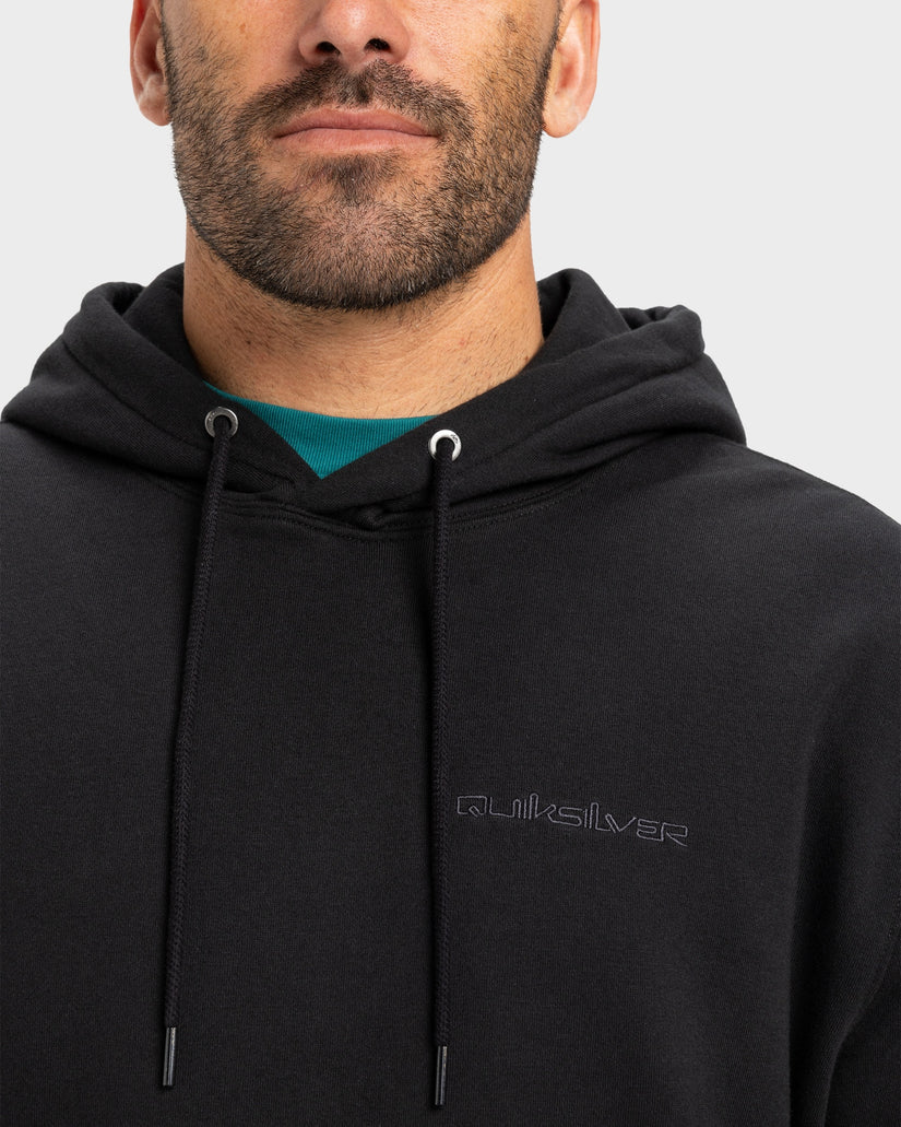 Quiksilver Salt Water Hoodie - Black (view 4)