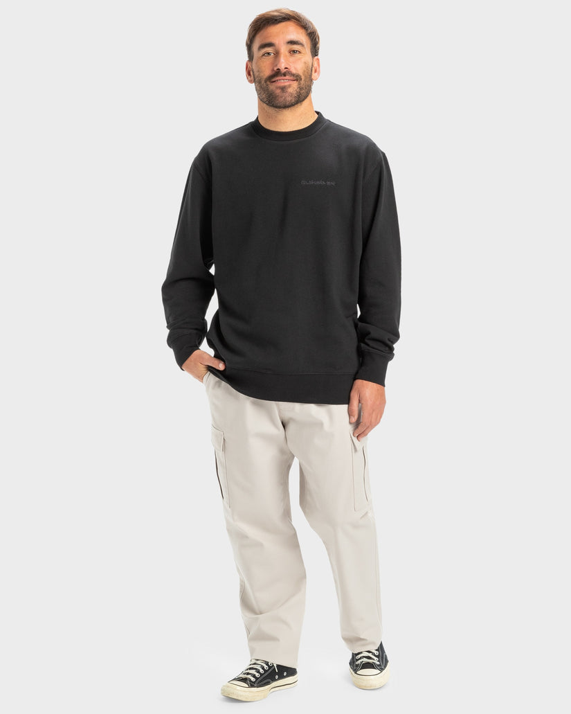 Quiksilver Salt Water Crew - Black (view 4)