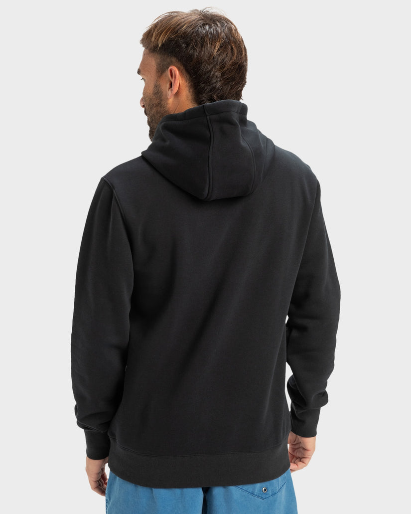 Quiksilver Comp Logo Hoodie - Black (view 3)