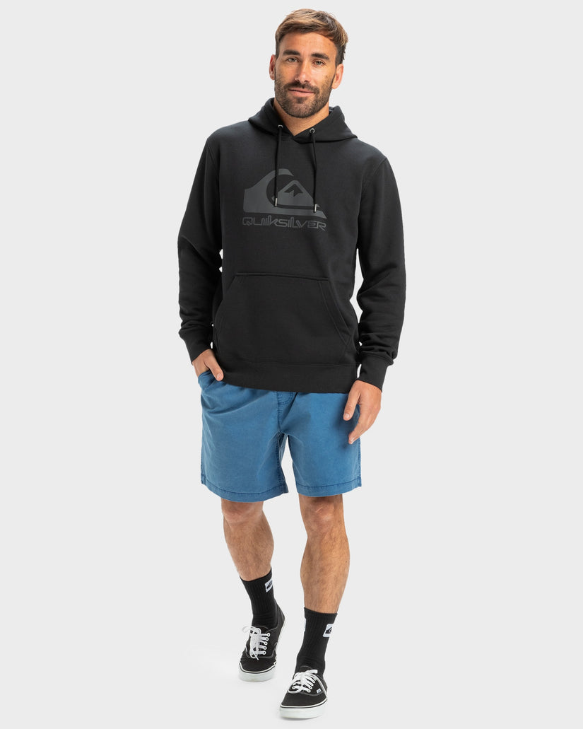 Quiksilver Comp Logo Hoodie - Black (view 5)