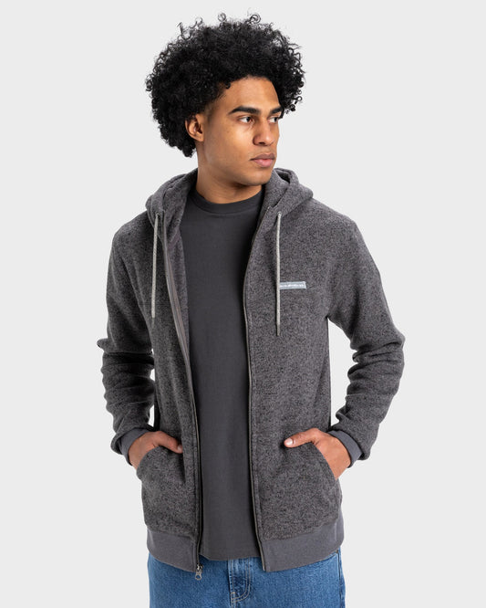 Keller Block Zip - Dark Grey Heather