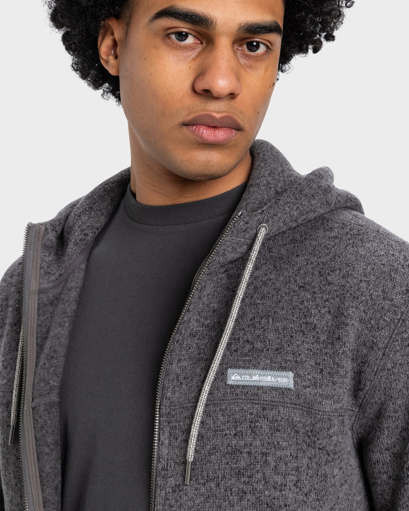 Keller Block Zip - Dark Grey Heather