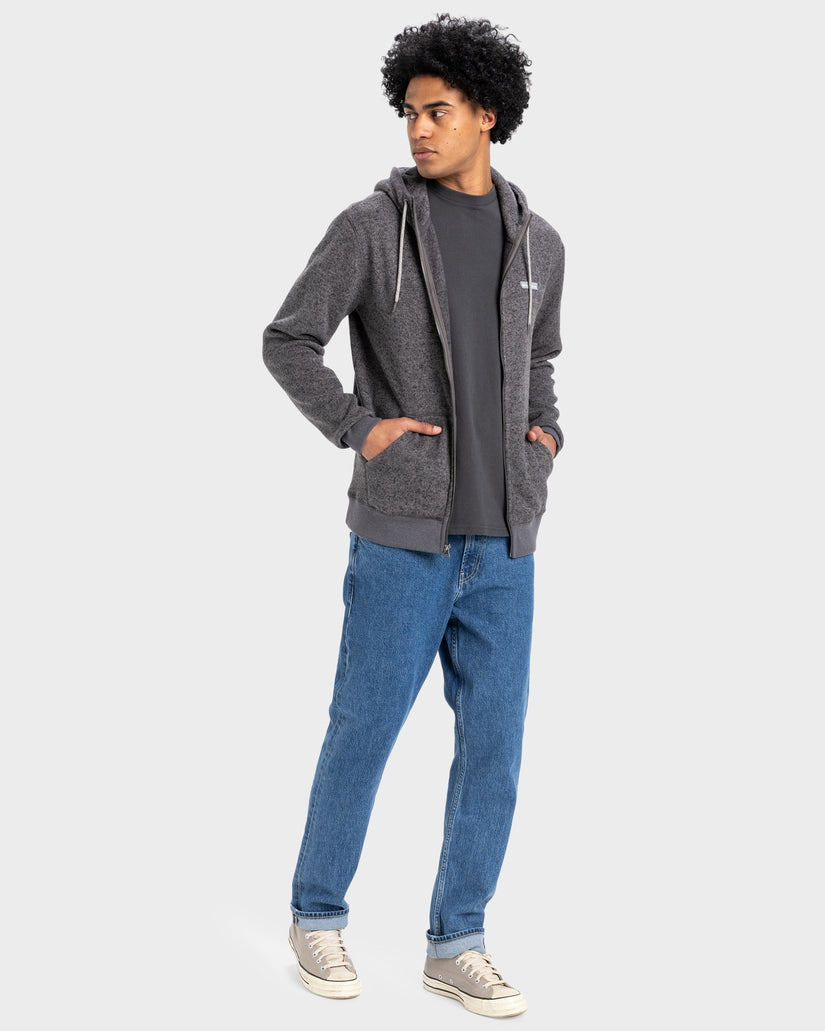 Keller Block Zip - Dark Grey Heather