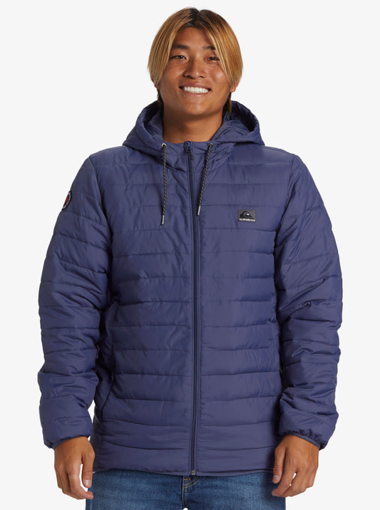Scaly Puffer Jacket - Crown Blue