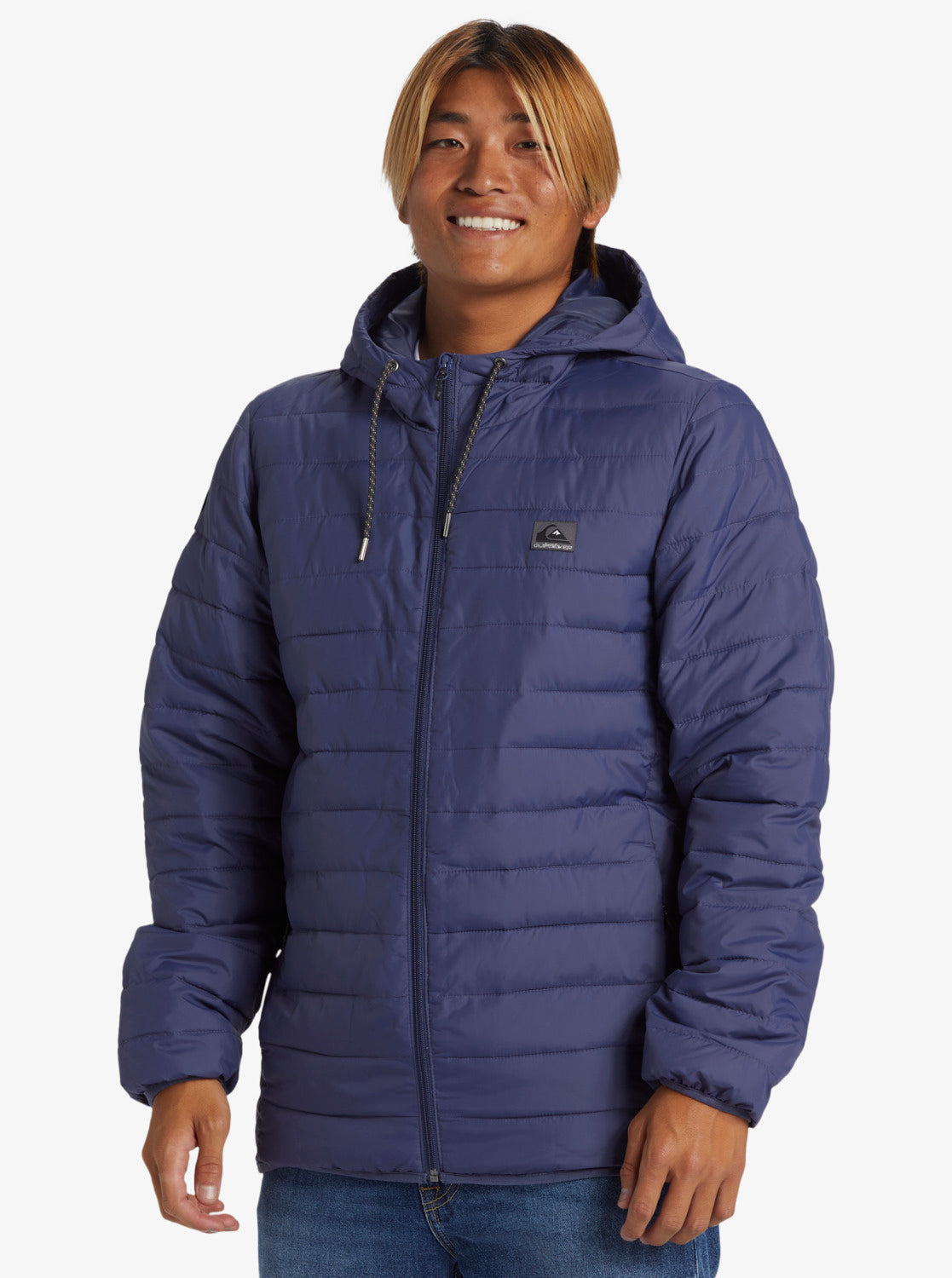 Scaly Puffer Jacket - Crown Blue