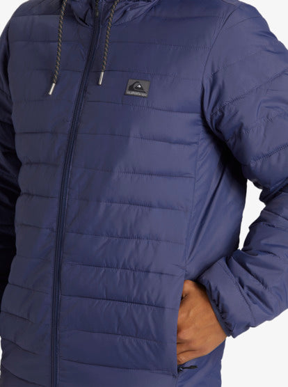Scaly Puffer Jacket - Crown Blue