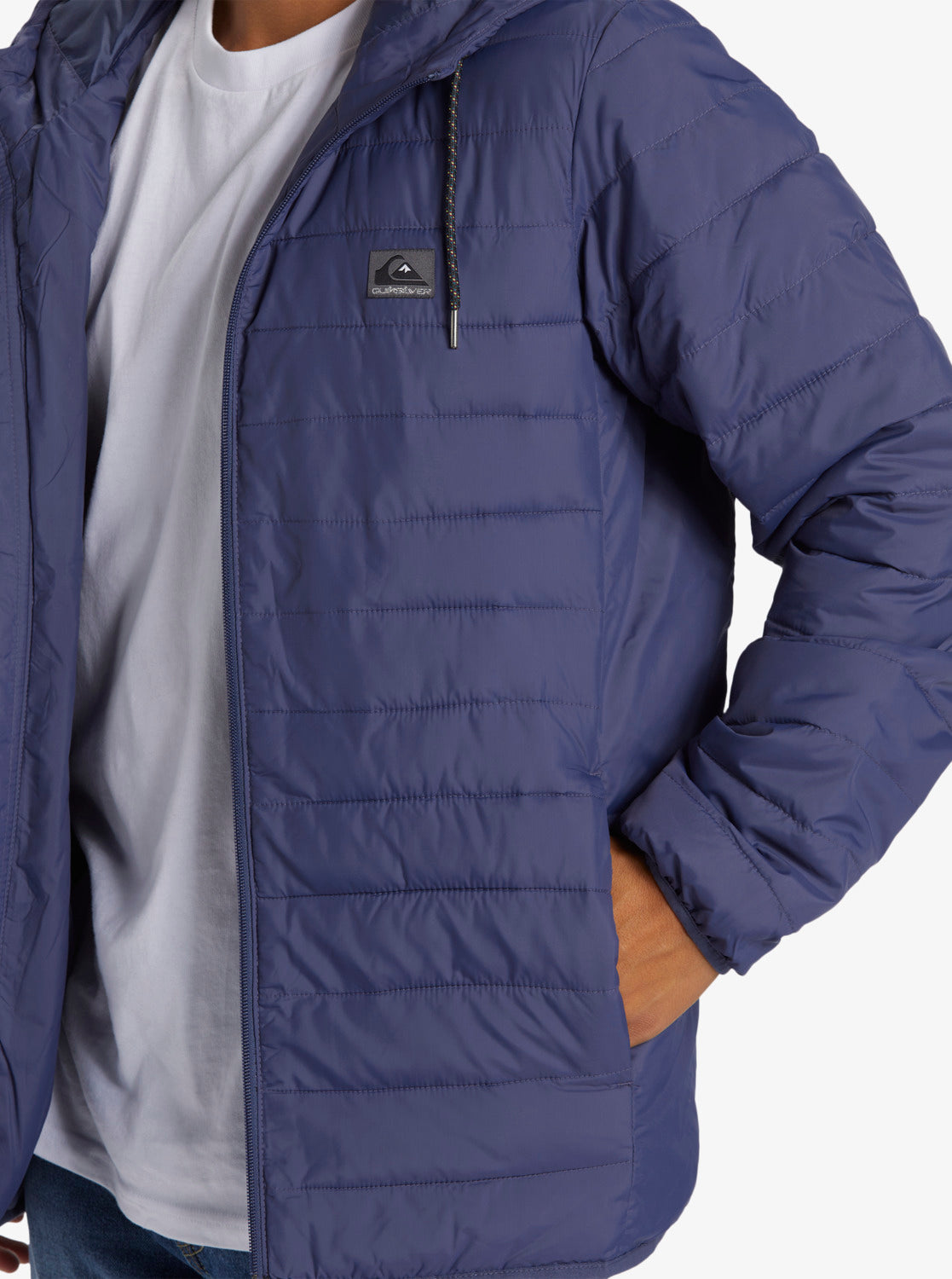 Scaly Puffer Jacket - Crown Blue