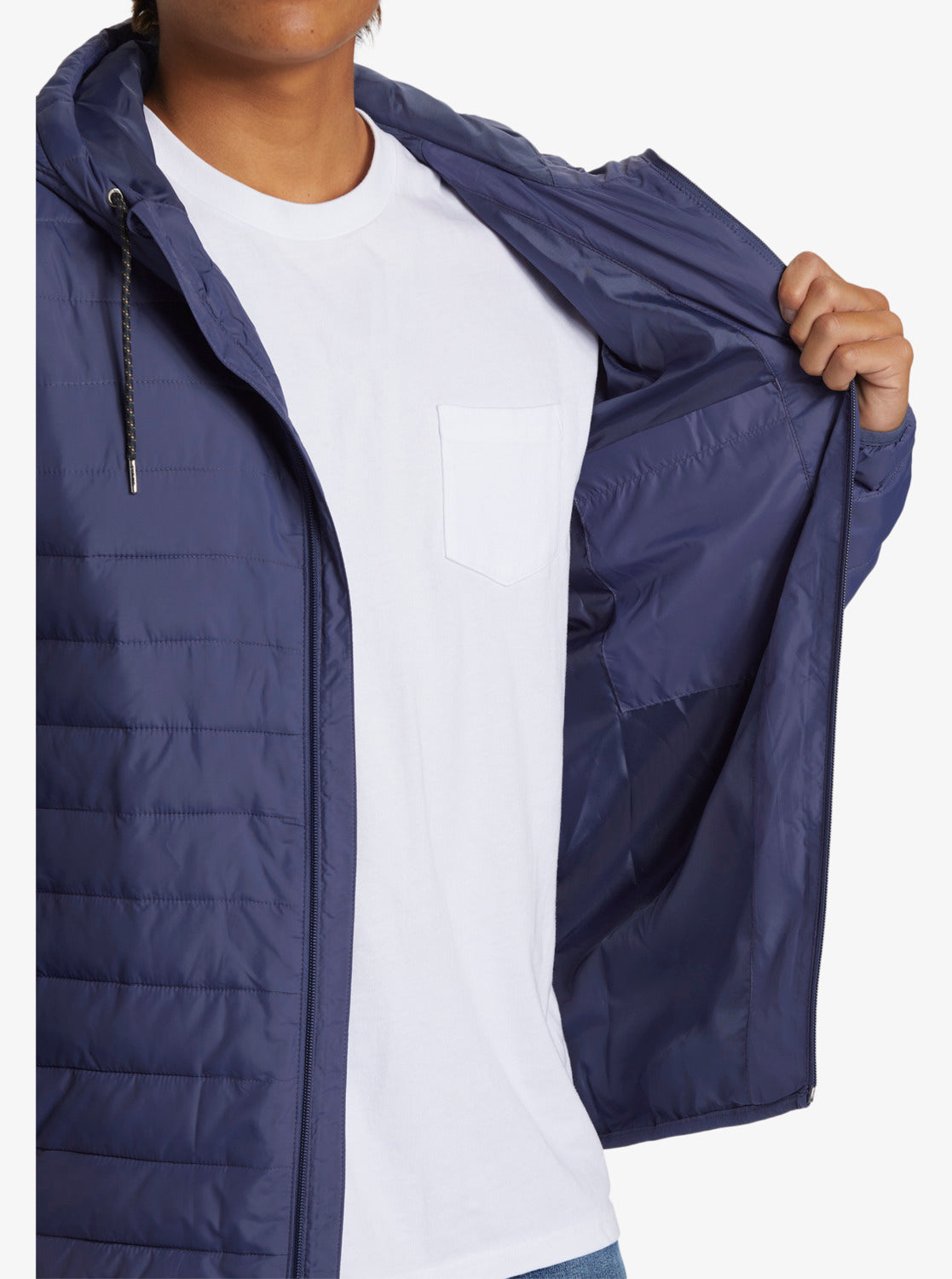 Scaly Puffer Jacket - Crown Blue