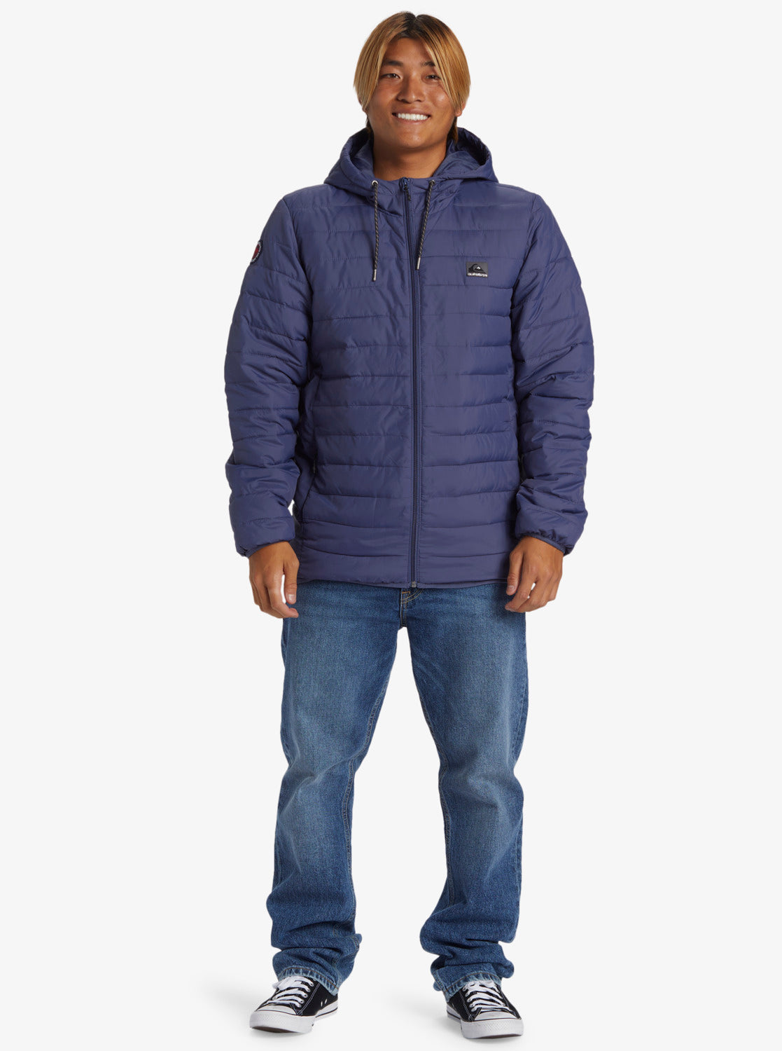 Scaly Puffer Jacket - Crown Blue