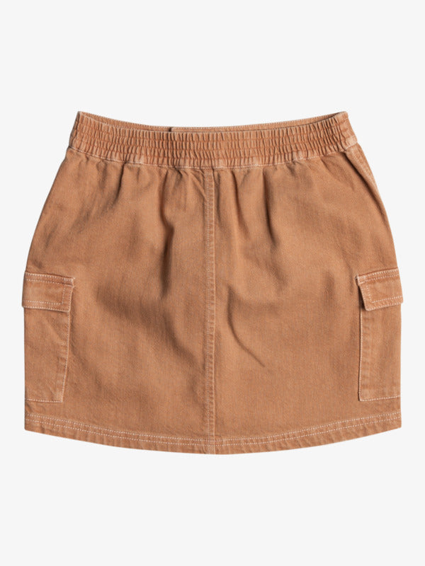 Just Like Magic Mini Skirt - Camel