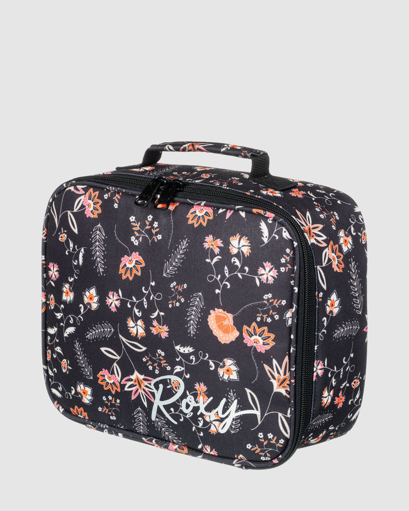 Roxy Groove In Life Lunchbag - Anthracite Kerala Border (view 3)