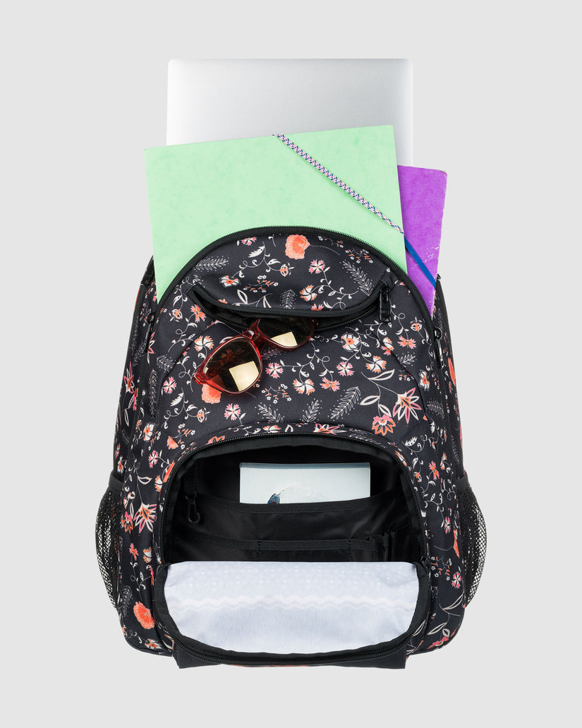Shadow Swell Printed Backpack - Anthracite Kerala Border - Catani Clothing