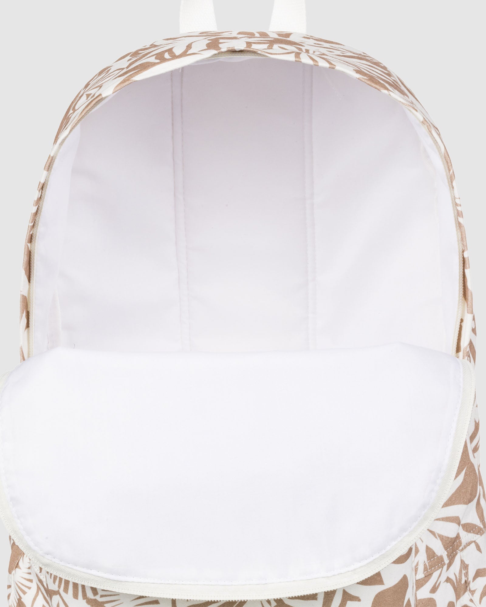 Roxy Sugar Baby Canvas Backpack in Ginger Root Suntrip Swim - detail