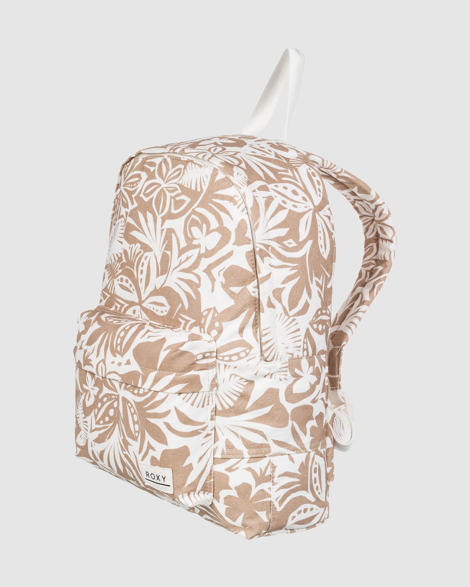 Roxy Sugar Baby Canvas Backpack in Ginger Root Suntrip Swim - side