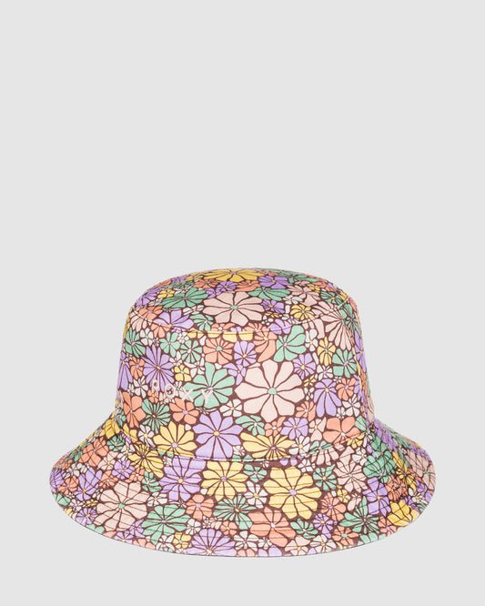 Jasmine Paradise Bucket Hat - Root Beer All About Sol Mini