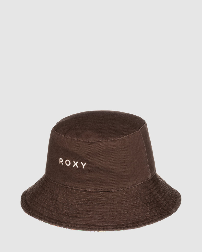 Jasmine Paradise Bucket Hat - Root Beer All About Sol Mini
