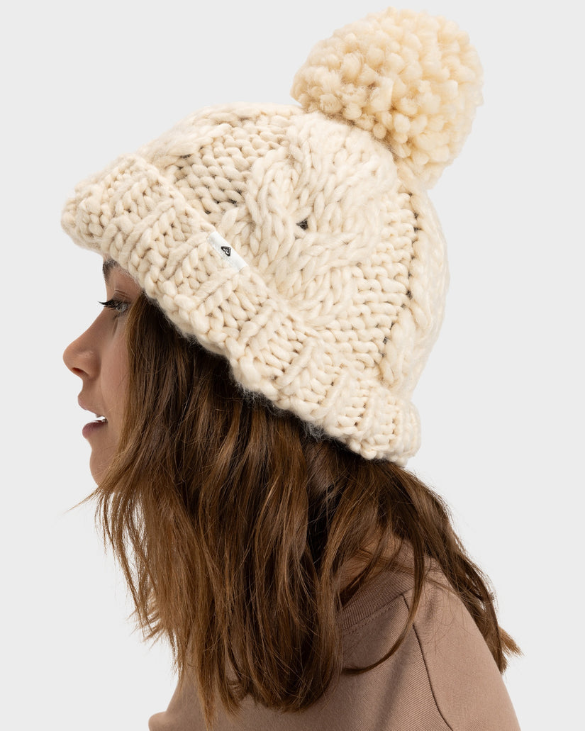Cold Snow Beanie - Parchment - Catani Clothing