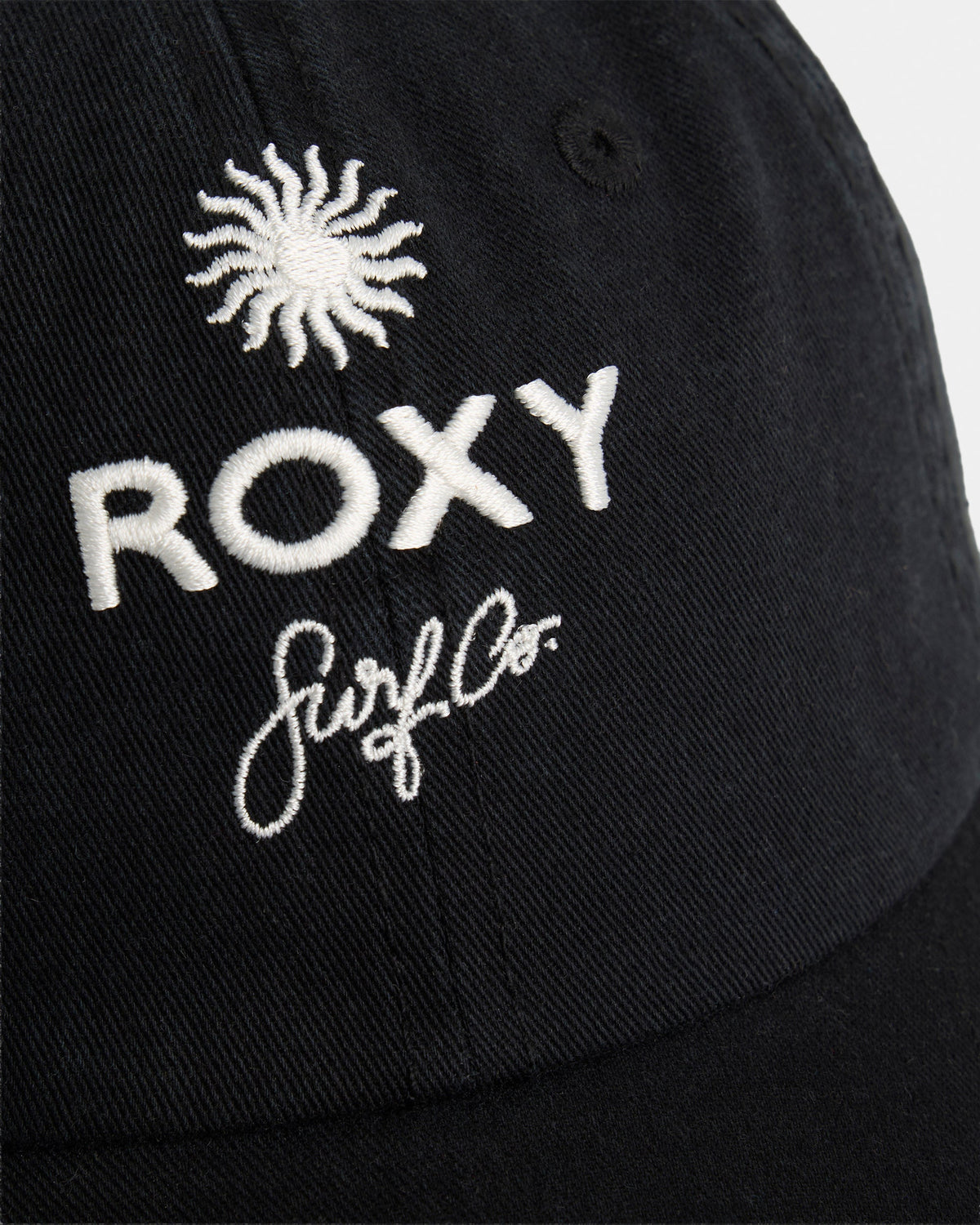 Roxy Toadstool Dad Cap in anthracite - detail
