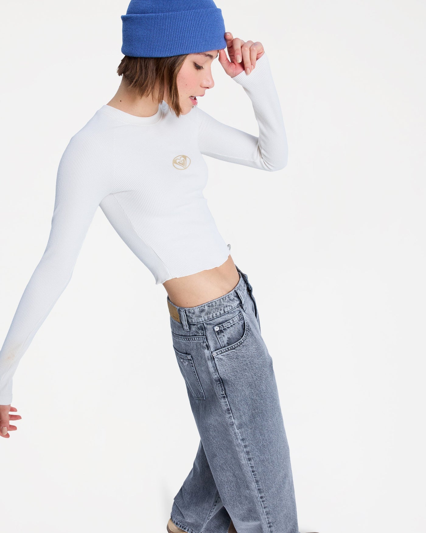 Roxy Basecamp Longsleeve Tee - Coconut Milk (view 3)