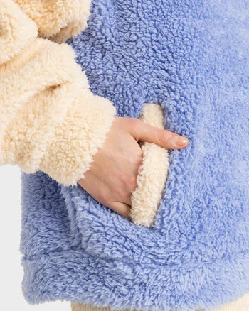 Jive Talking Block Fleece - Parchment