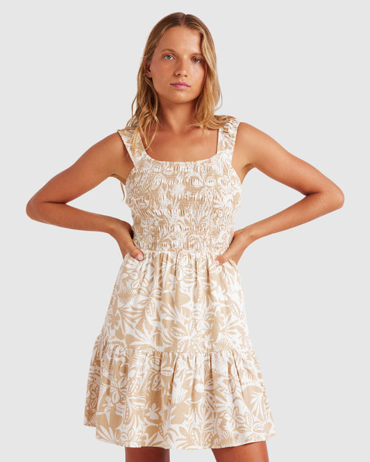 Rosie Waves II Dress - Ginger Root Suntrip