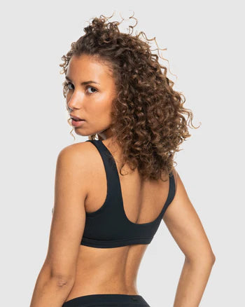 Rib Roxy Love The Glassy Bikini Top - Anthracite