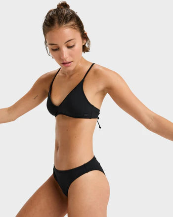Rib Roxy Love The Comber Bikini Bottom - Anthracite