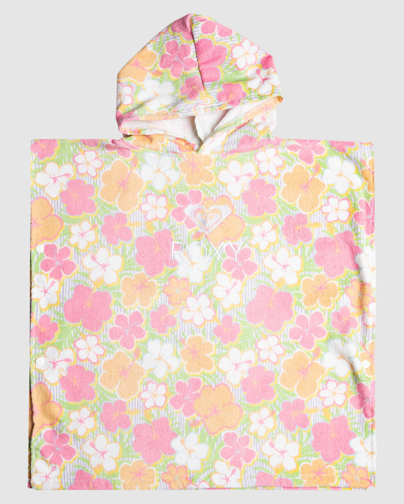 Stay Magical Printed Hooded Towel - Ultramarine Teenie Flower