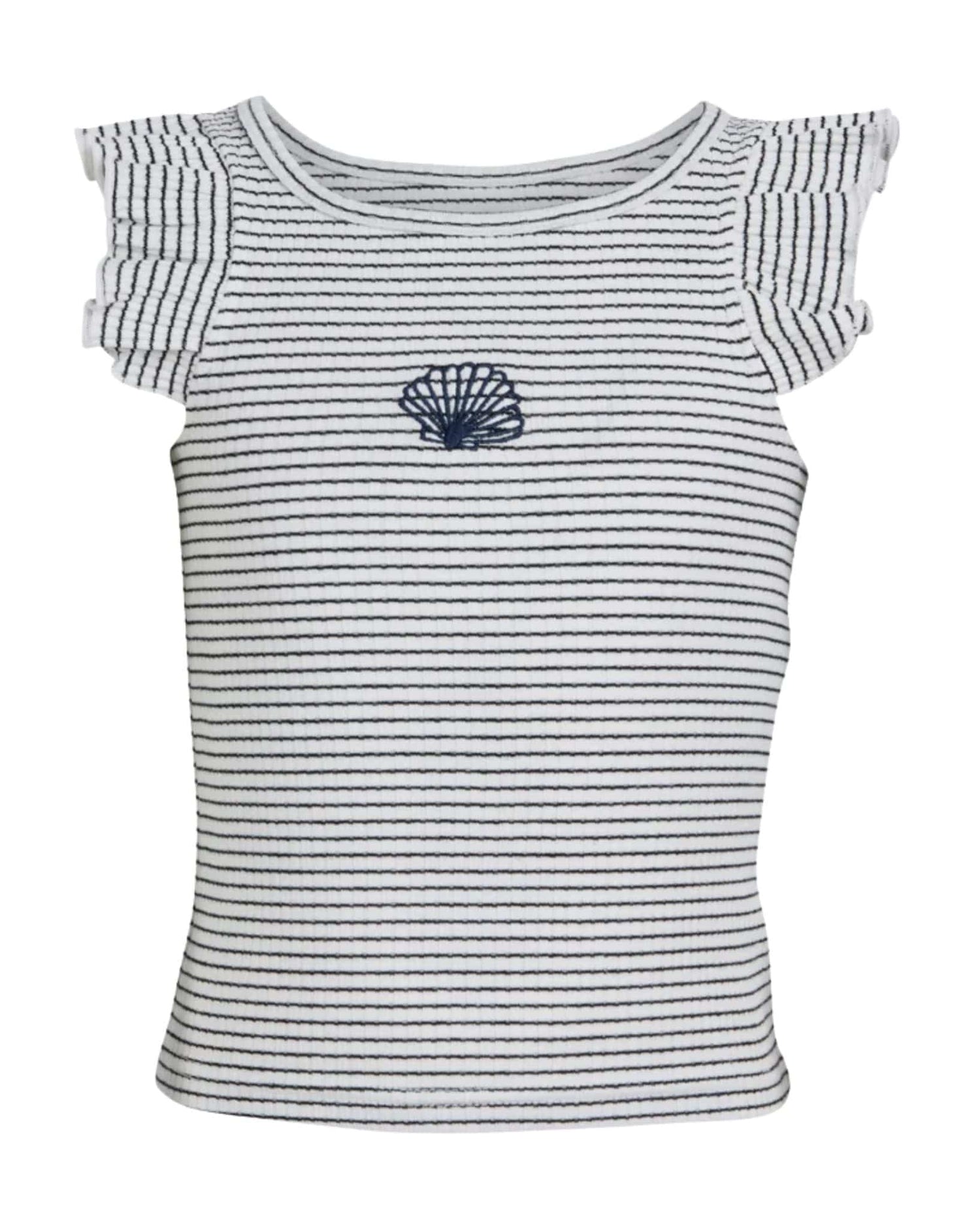Eve Girl Zoe Frill Tank - Stripe (view 3)