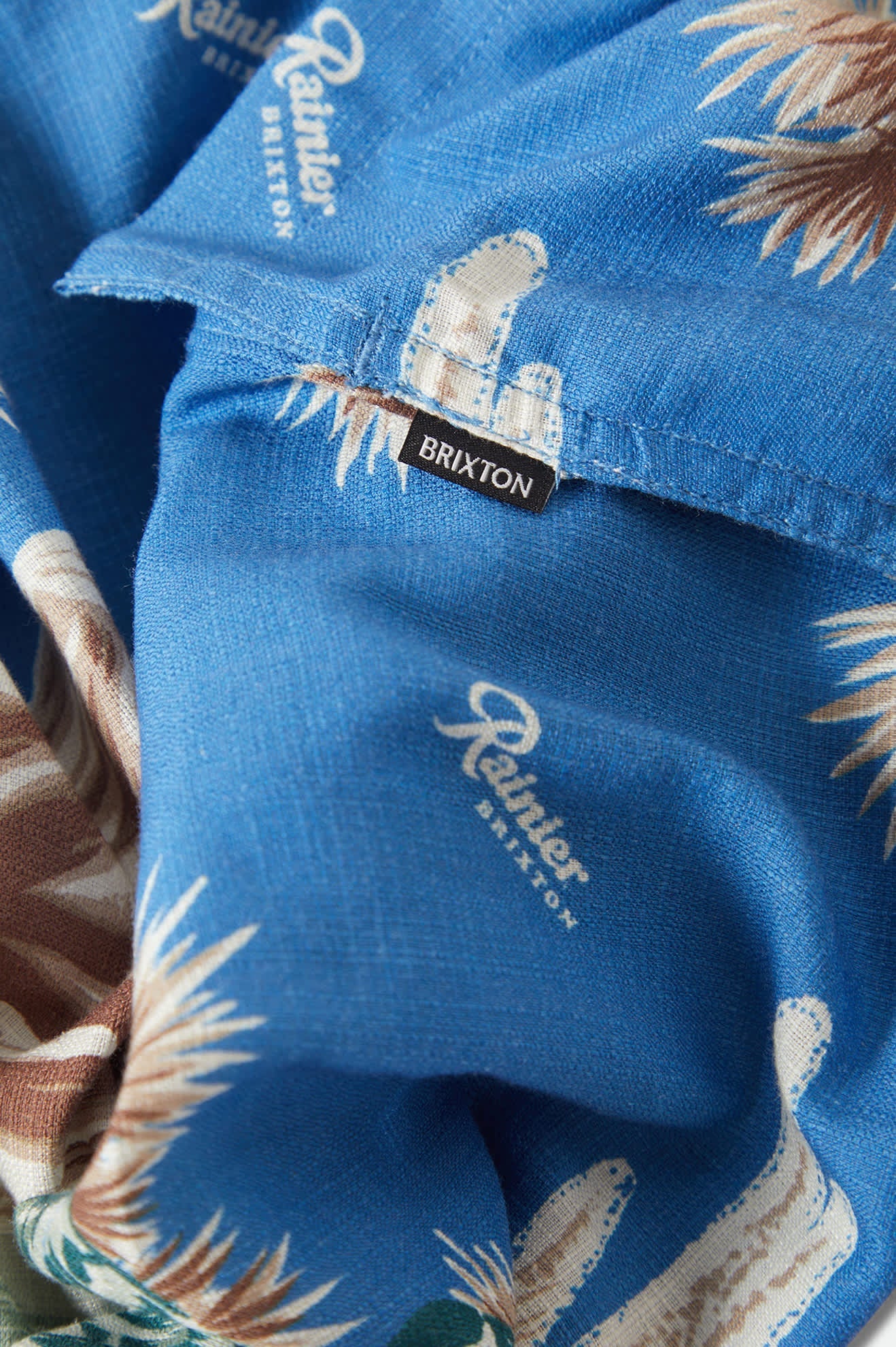 Brixton Rainier X Brixton S/S Wvn - Blue Sky (view 8)