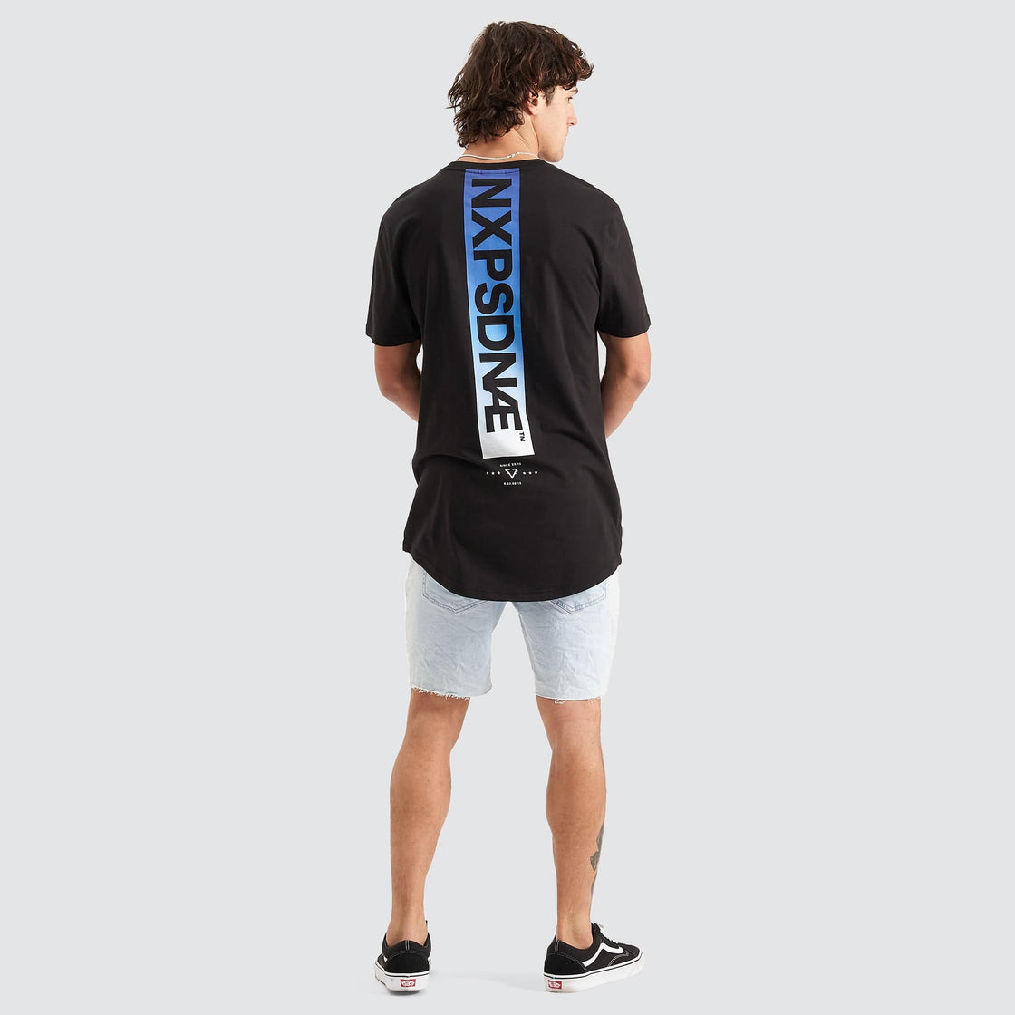 Fandom Cape Back Tee - Jet Black
