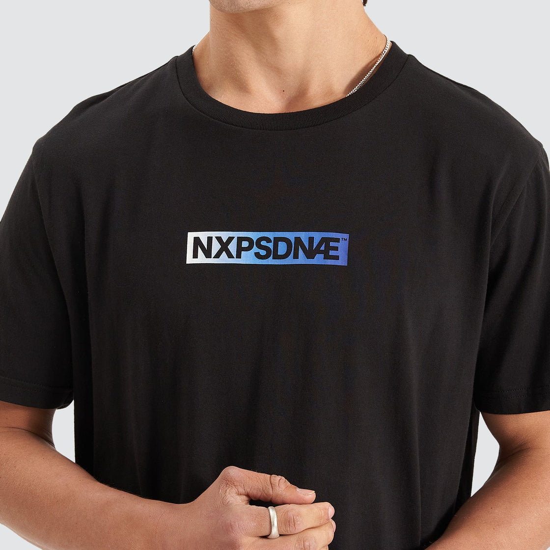 Fandom Cape Back Tee - Jet Black