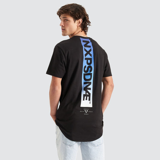 Fandom Cape Back Tee - Jet Black
