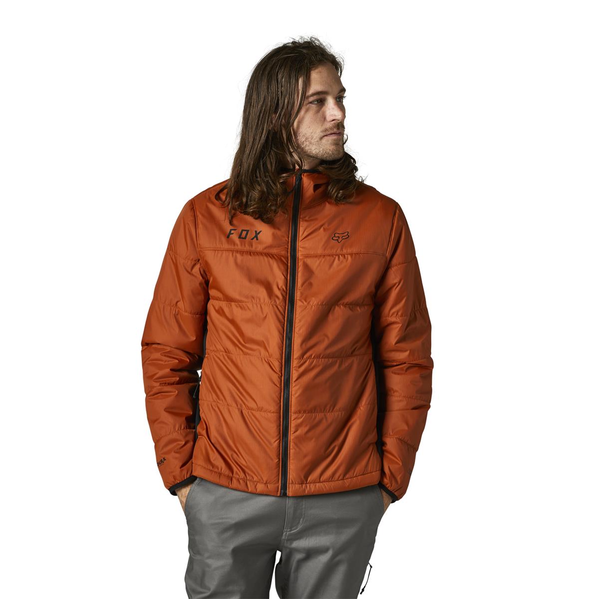 Fox Ridgeway Jacket in burnt orange