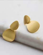 Zafino Frankie Brushed Earring - Gold*