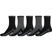 Black + Grey Crew Sock - 7/11 - Catani Clothing