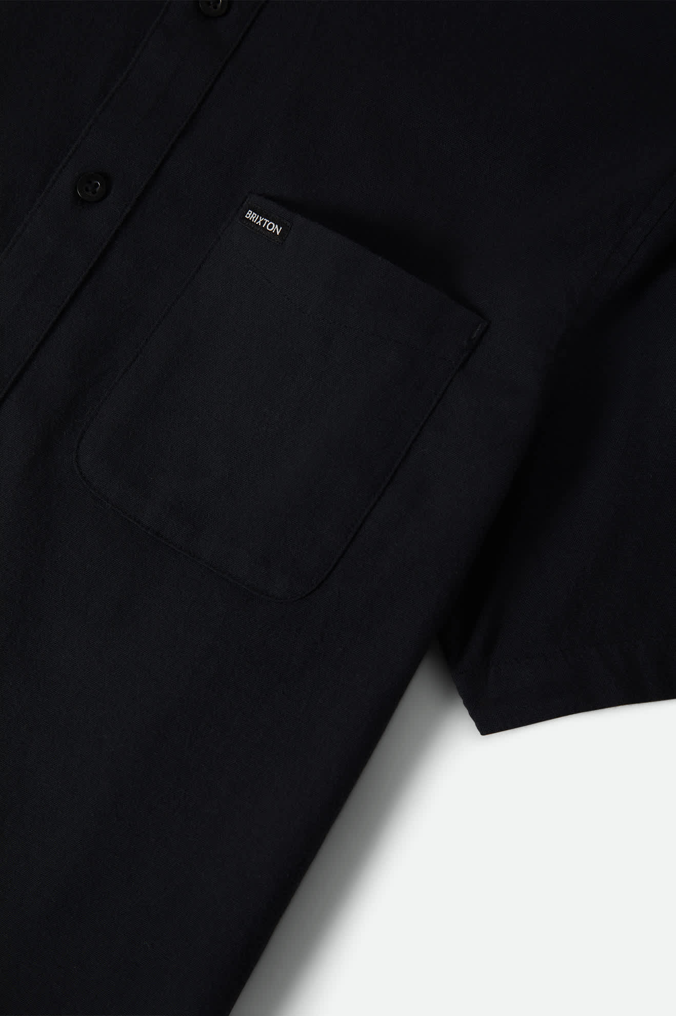 Brixton Sanford Oxford S/S Wvn - Black (view 11)