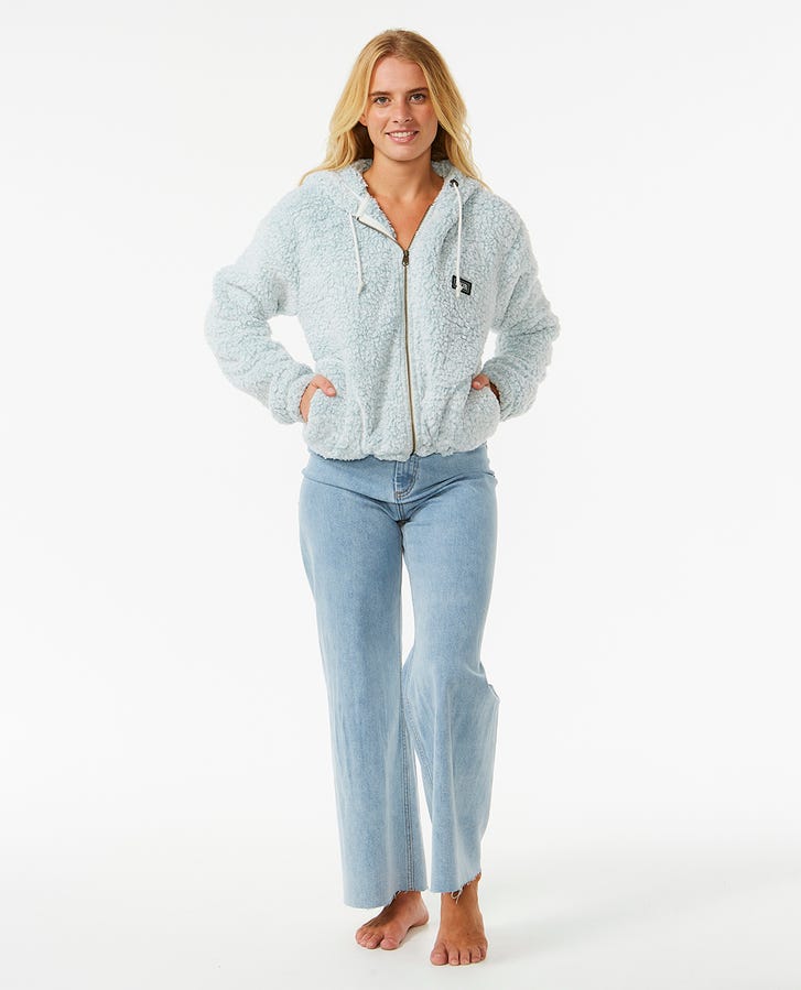 Dark and Stormy Zip Through - Blue