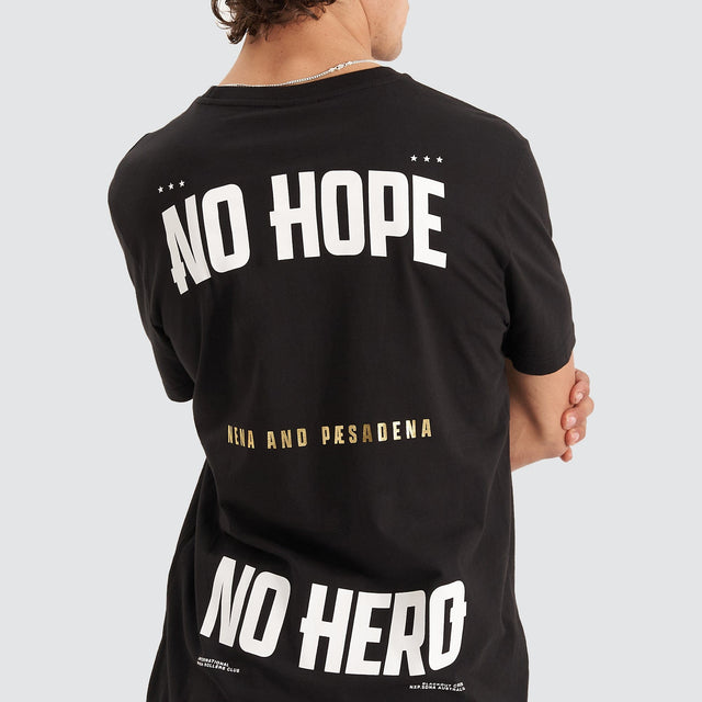 Hopeless Cape Back Tee - Jet Black