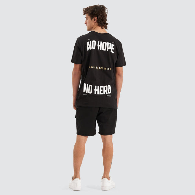 Hopeless Cape Back Tee - Jet Black