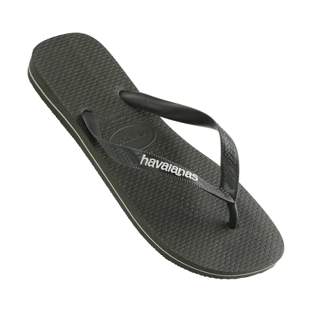 Havaianas Rubber Logo - Olive Green (view 3)