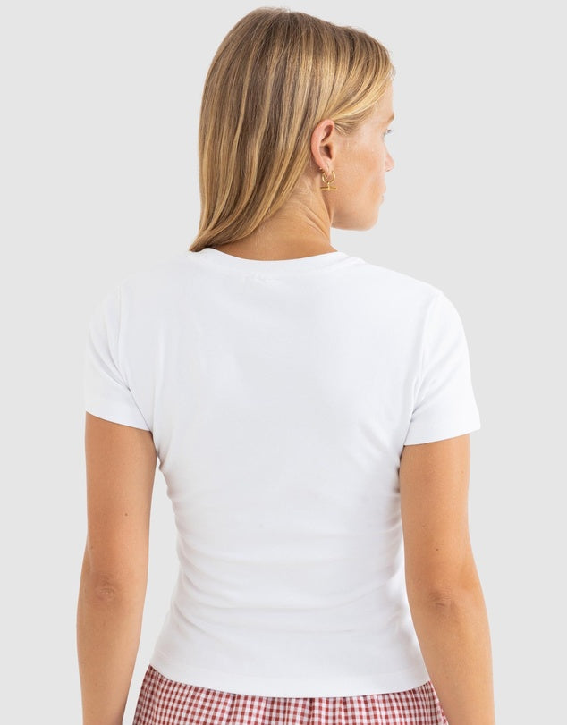 Strawberry Everyday Tee - White