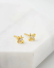 Bee Stud Earring - Gold - Catani Clothing