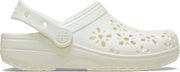 Crocs Classic Floral Cut-Out Clog Chalk