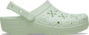 Crocs Classic Floral Cut-Out Clog Jade Tint