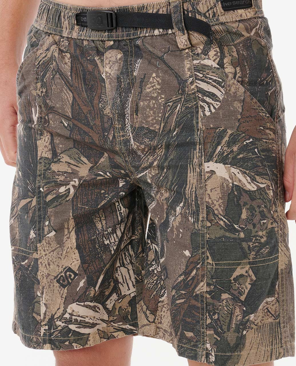 Rip Curl Search Destroy Volley Camo - buckle adjuster detail