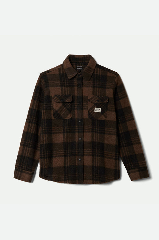 Bowery WB Arctic Stretch Fleece - Burro Brown / Black Plaid